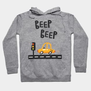 Beep Beep Traffic Light Car Hoodie